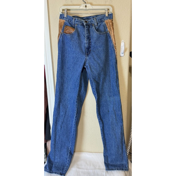 VTG 80s ROPER Western Jeans High Rise Bareback Cowgirl womens 11 Tall long 28x34 - Picture 1 of 8